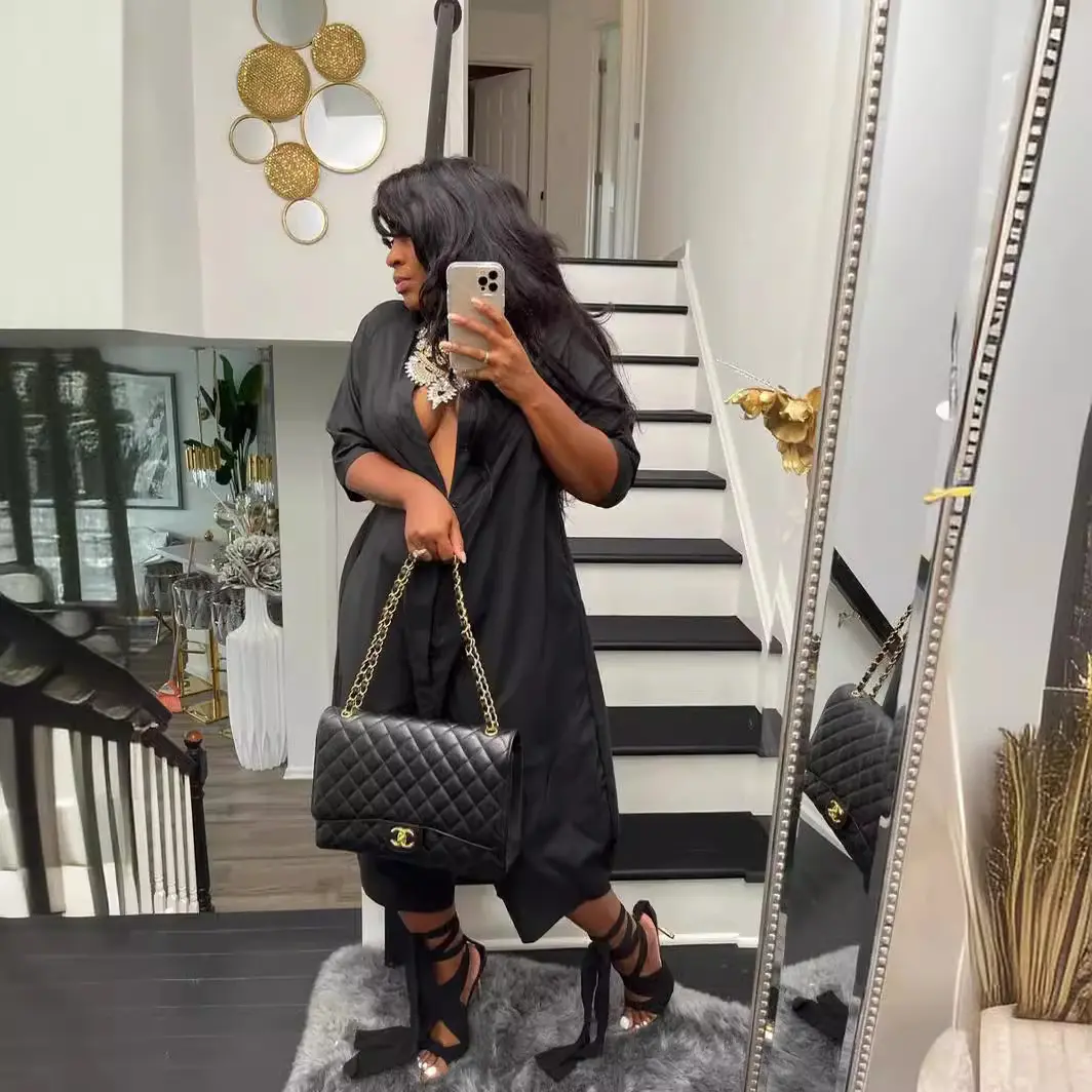 Women Cargo Vacation 3/4 Sleeve Pocket Casual Jumpsuits Open Stitched High Street Black Sexy Casual Rompers Playsuit Jump Suit