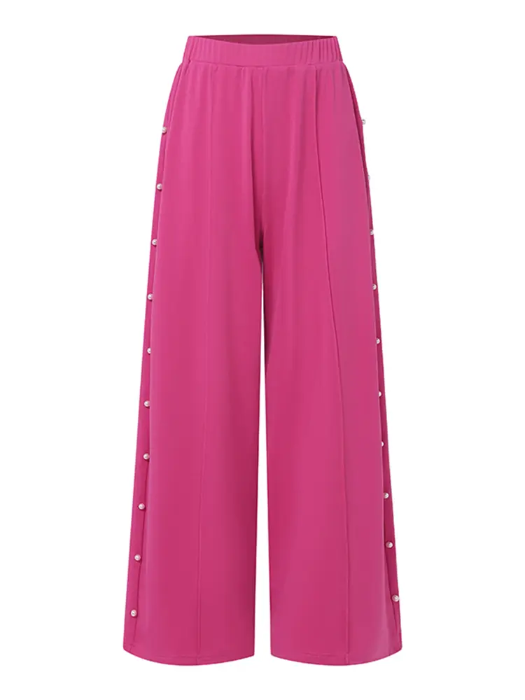 VONDA American Style Pant Sets 2024 Autumn Women Long Lantern Sleeve Tops Loose Trousers Causal Simple Solid Matching Suits