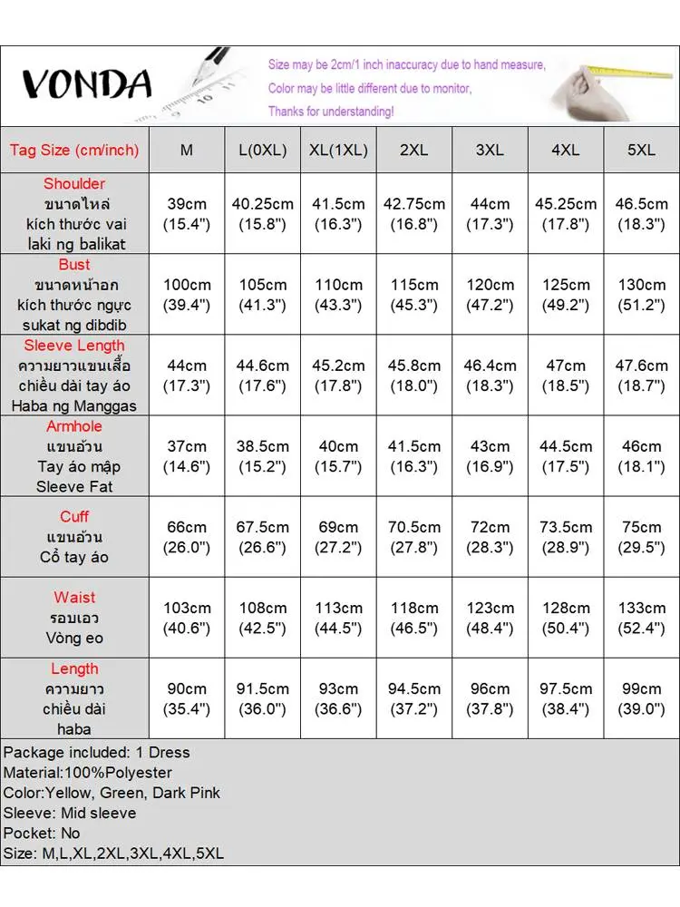 VONDA Women Bohemian Dress 2024 Vintage Printed Short Dress Fashion Flare Sleeve Party Sundress Casual Loose Vestido Robe Femme