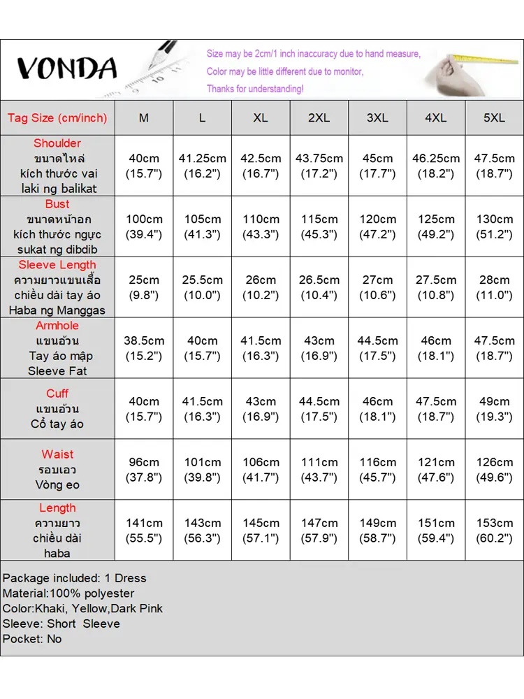 VONDA Women Bohemian Maxi Dress 2025 Vintage Printed Short Sleeve Summer Party Vestidos Casual A-line Robe V-Neck Vestidos