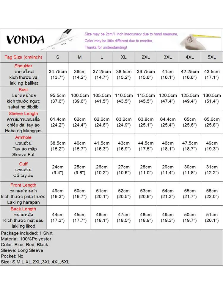 VONDA Women Blouse 2024 High Neck Hollow Out Blusas Casual Long Lantern Sleeve Print American Style Fashion sexy Tops Vintage