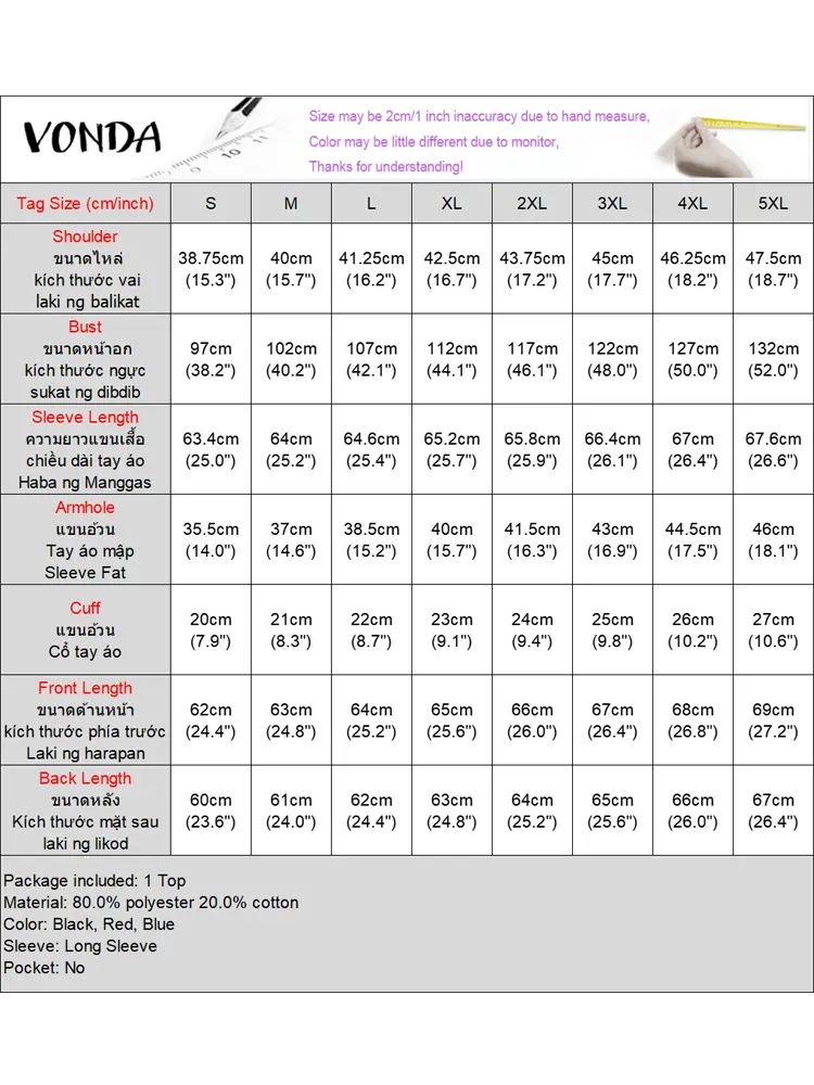 VONDA Plaid Patchwork Shirts Women Chemise Blouse 2025 Spring Long Sleeve Tops Casual Loose Lapel Collar Blusas Oversized