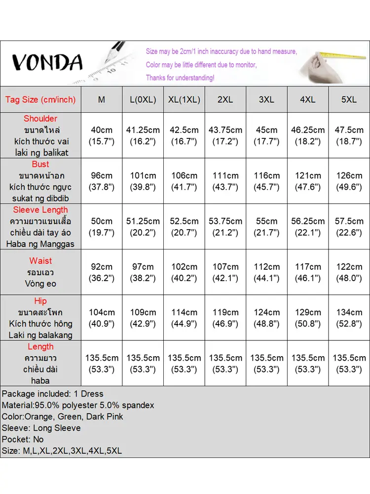 VONDA Elegant Women Maxi Dress Printed Party Vestido 2025 Bat-wing Sleeve Bohemian Sundress Casual Loose Robe Femme