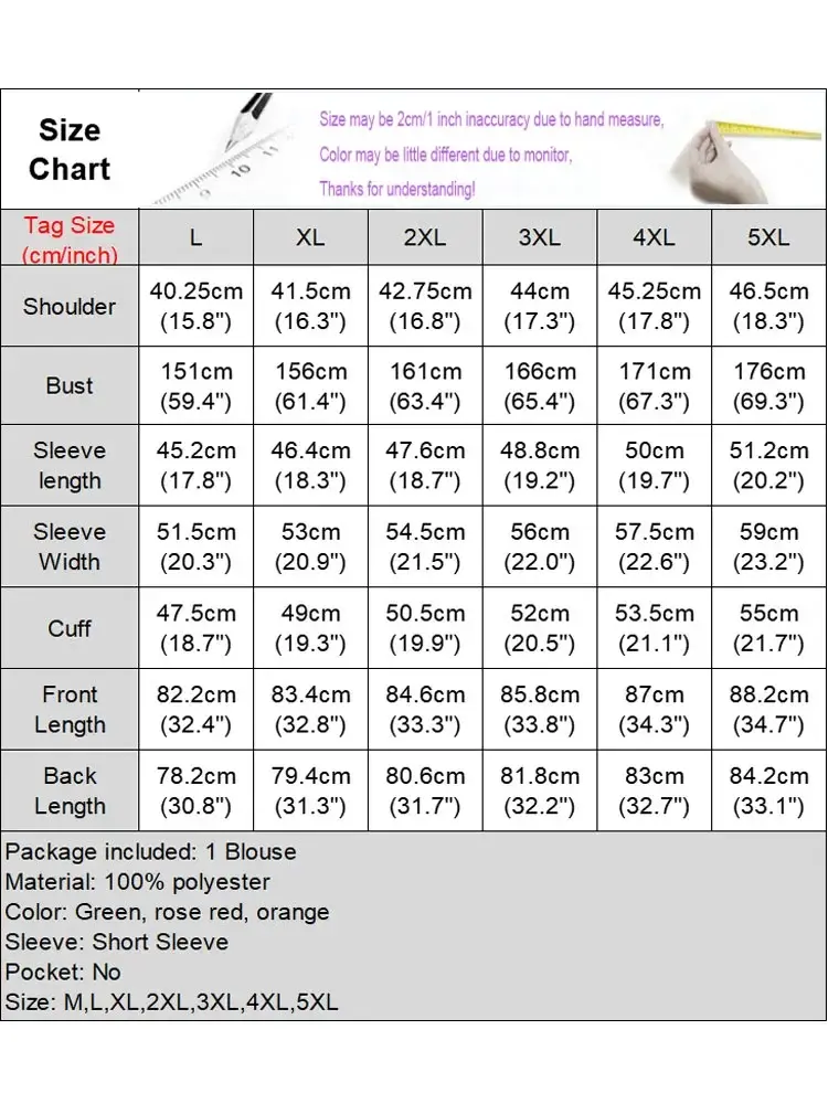Plus Size 5XL VONDA Printed Blouse Women Short Sleeve Tops 2025 Vintage V-Neck Bohemian Shirts Bat Sleeve Casual Loose Blusas
