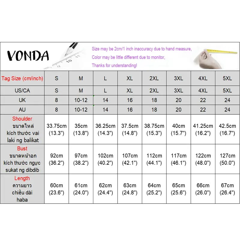 VONDA Women Ruffled Tank Tops Summer Tees 2025 Fashion Sleeveless Round Neck Solid Color Shirts Denim Tanks Casual Loose Shirts