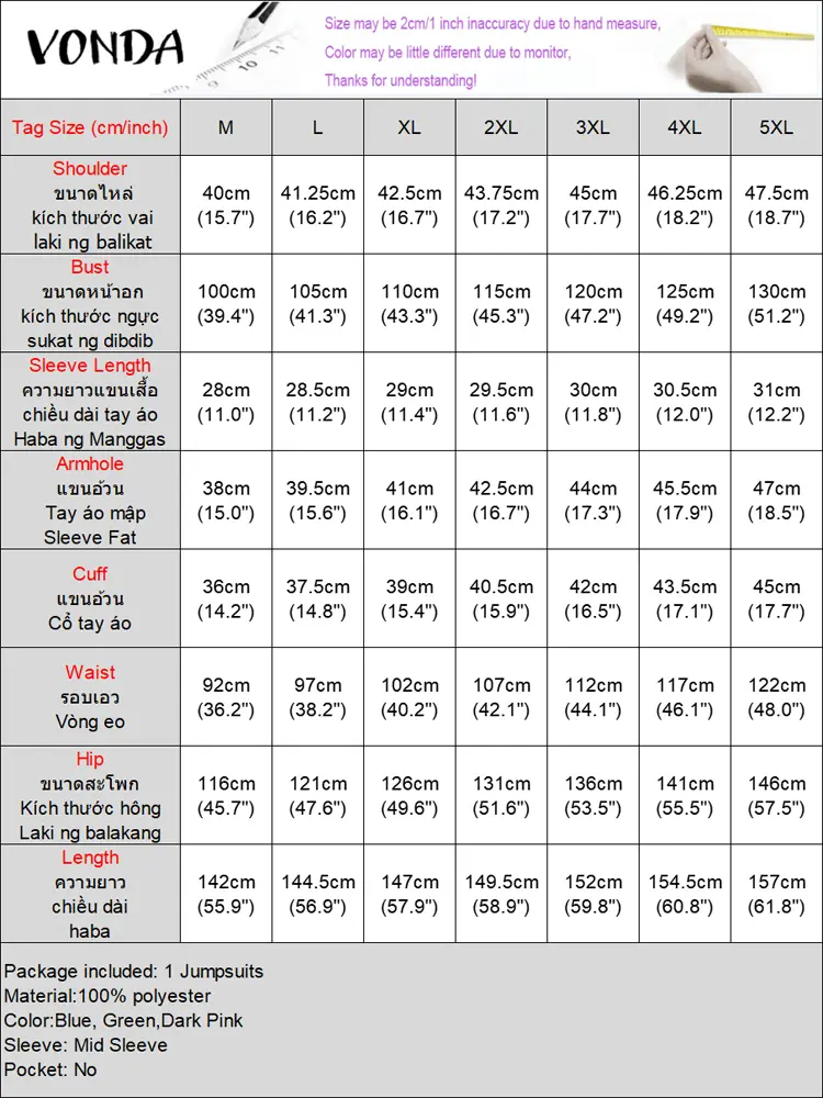 Plus Size 5XL VONDA Women Summer Jumpsuits 2025 Vintage Short Sleeve Patchwork Playsuits Bohemian Print Loose Wide Leg Overalls