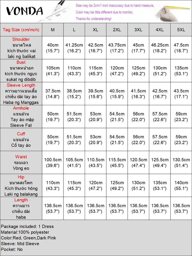 VONDA 2025 Summer Sundress Women Bohemian Long Maxi Dress Patchwork Printed Party Vestidos Half Bat Sleeve Casual Loose Robe