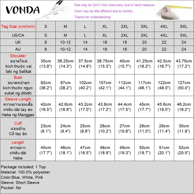 VONDA Women Shirts 2025 Summer Casual Solid Color Square Collar Ruffled Tops Waist Blouses Buttons Elegant Puff Sleeve Blusas