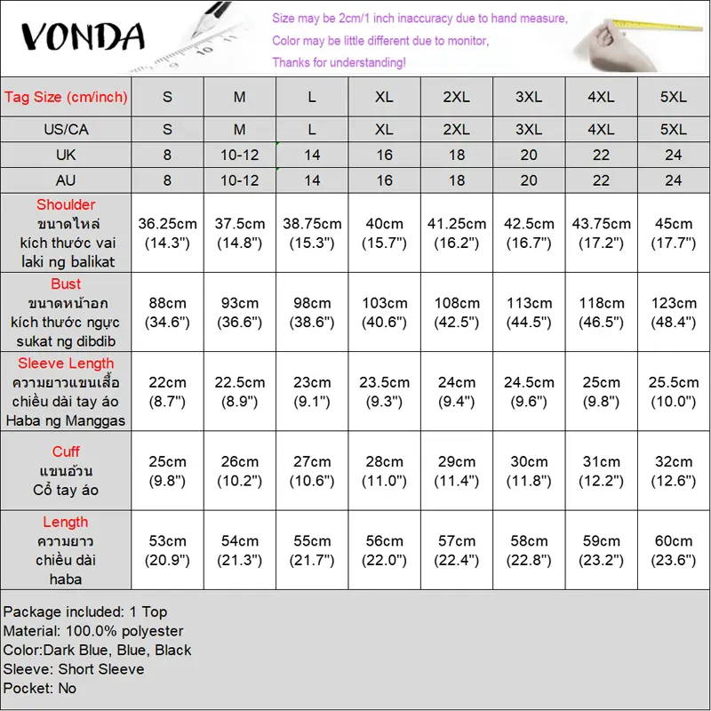 VONDA Fashion Tops Women Summer Square Collar Solid Color Blouse Bow Short Sleeve Tunic Shirts Casual Office Lady Elegant Blusas