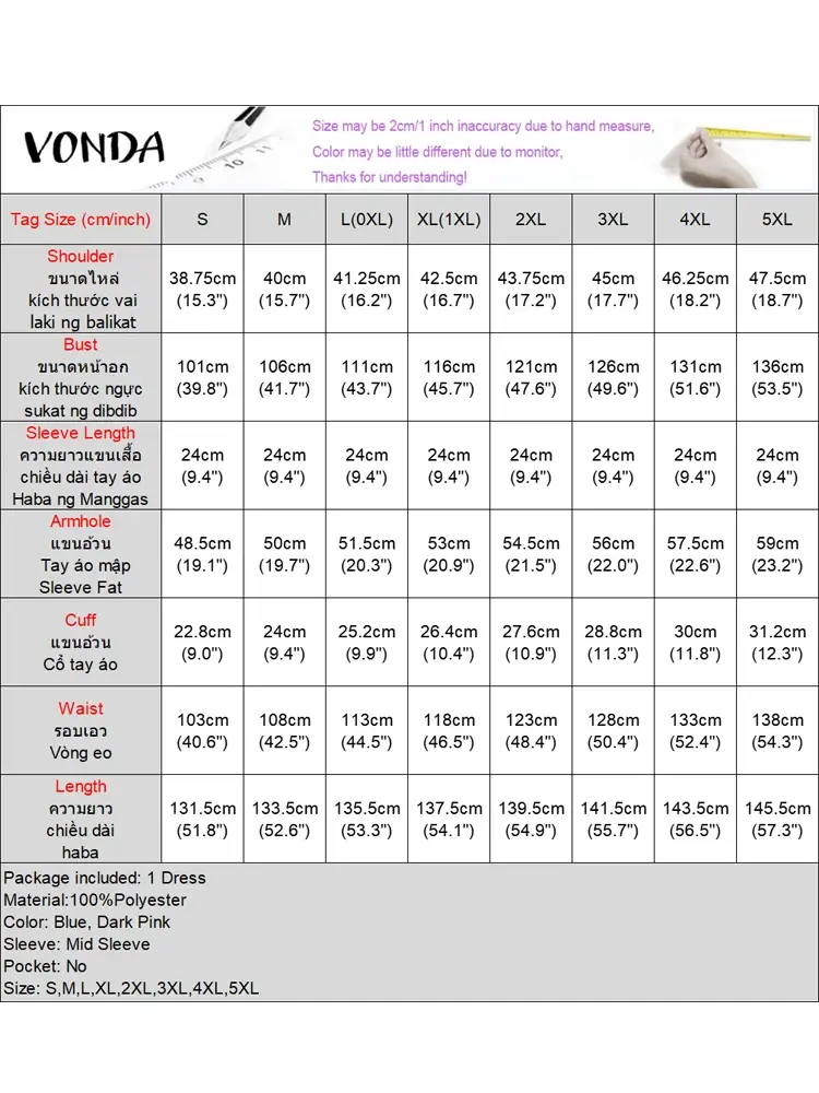 VONDA 2025 Bohemian Floral Printed Maxi Long Dress Women Puff Sleeve Summer Sundress Fashion Split Lace Patchwork Beach Vestido