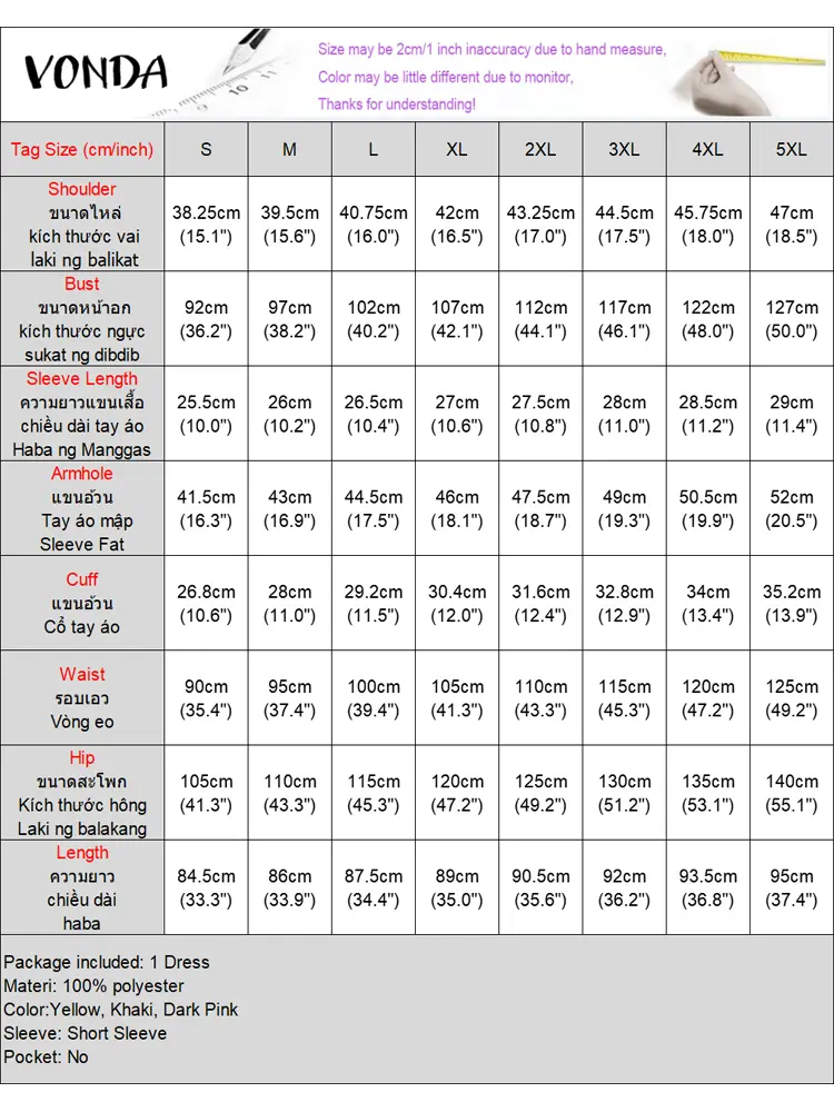 2025 VONDA Women Mini Dress Summer Sundress Short Puff Sleeve Casual Korean A-Line Hollow Out Solid Color Loose Beach Vestidos