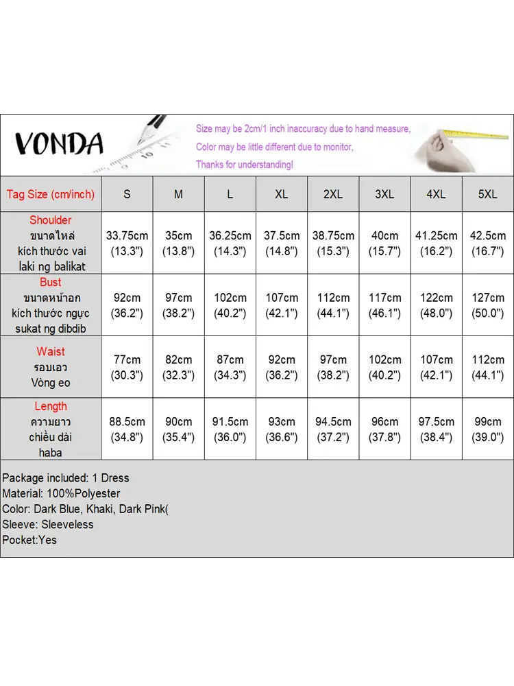VONDA Summer Sundress Women Sleeveless Sexy Mini Dress 2025 Fashion O-Neck Casual Solid Color Party Vestidos A-Line Short Robe
