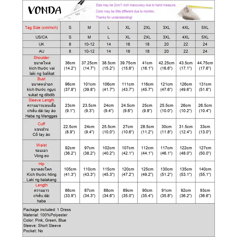 VONDA Elegant OL Dress Women Stand Collar Short Puff Sleeve Buttons Mini Dresses Casual 2025 Summer Fashion Solid Color Vestidos