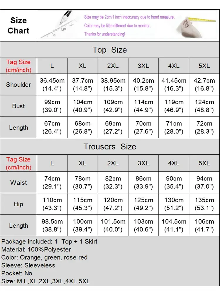 Plus Size 5XL VONDA Women Elegant Pant Sets 2025 Summer Sleeveless Tops Bohemian Casual Sets Loose Color Patchwork Sets 2PCS