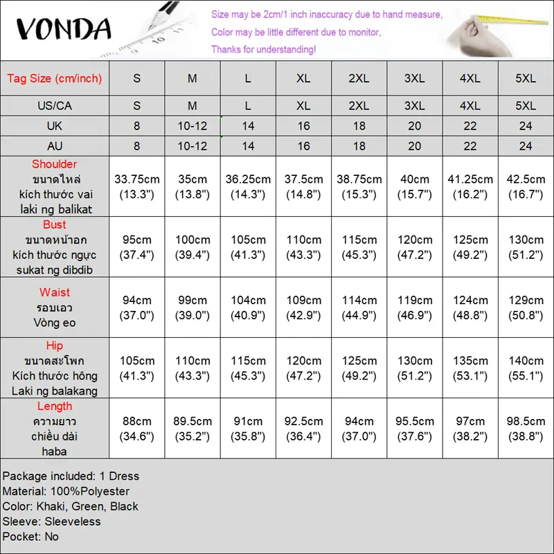 VONDA Sexy Sleeveless Mini Dress Women Summer Sundress Round Neck Casual Solid Pleated Loose Party Elegant Office Lady Vestidos
