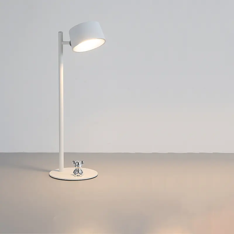Minimalist Magnetic Suction Learning Desk Lamp Charging Work Rrotatable Desktop Book Lamp Modern Bedroom Wall Lamp