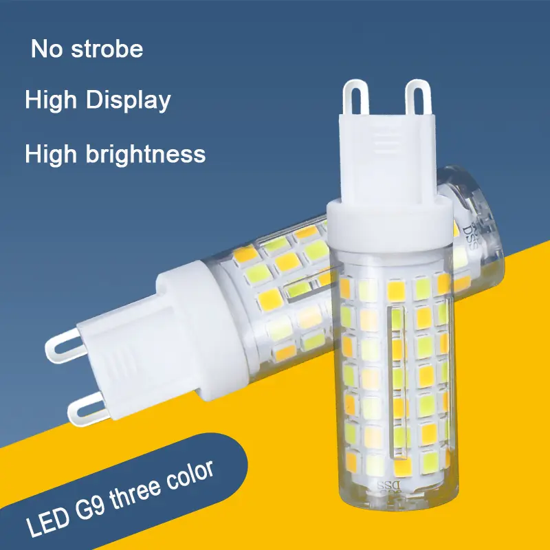 G9LED bulb 110V220V high brightness and color rendering magic bean crystal bulb G4 bead E14 bulb without strobe halogen bulb