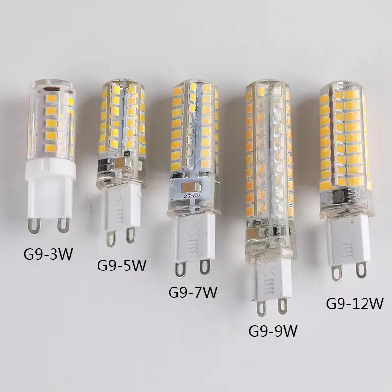 G9LED bulb 110V220V high brightness and color rendering magic bean crystal bulb G4 bead E14 bulb without strobe halogen bulb