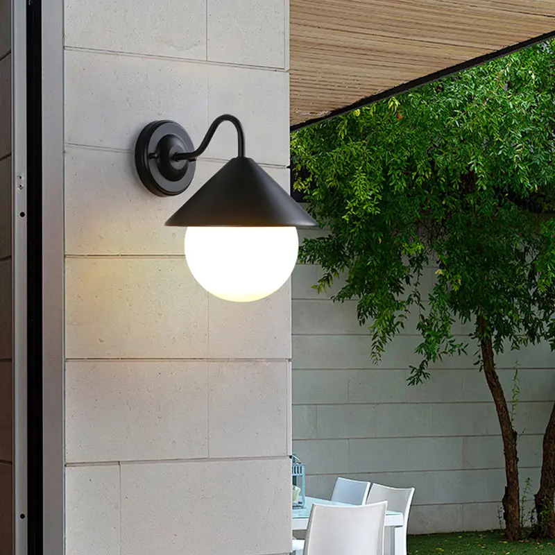 LED Outdoor Wall lamp Waterproof And Moisture-proof Outdoor Wall Lamp Courtyard Wall Lamp Staircase Lamp Acrylic Ball
