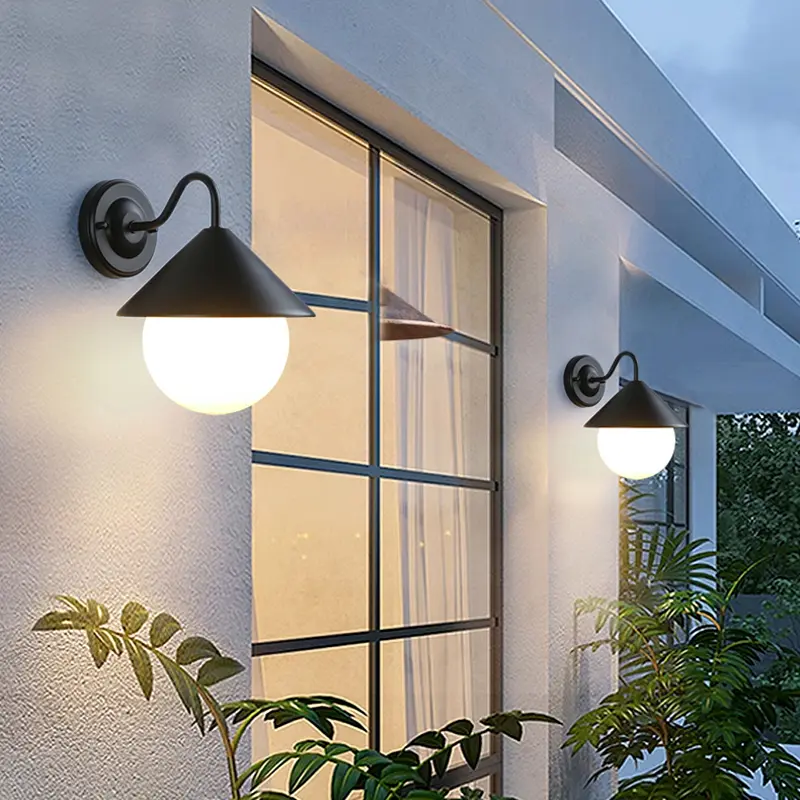 LED Outdoor Wall lamp Waterproof And Moisture-proof Outdoor Wall Lamp Courtyard Wall Lamp Staircase Lamp Acrylic Ball