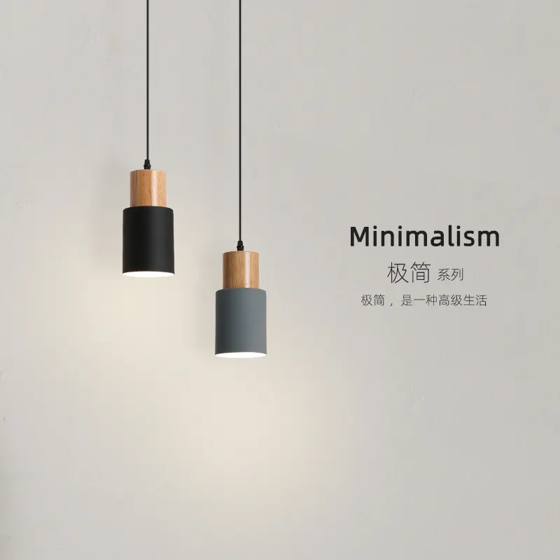 Minimalist Chandelier Bedroom Bedside Lamp Modern Nordic Restaurant Ssingle Head Small Chandelier Bar Counter Small Chandelier