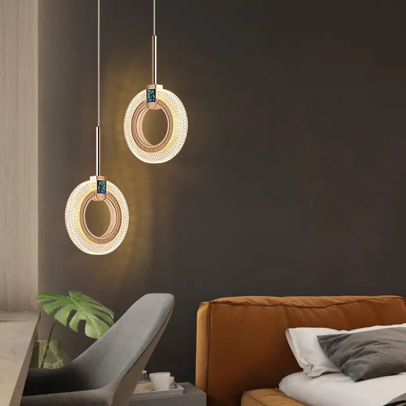 Nordic Modern Restaurant Pendant Lights Bedroom Bedside Long Line Pendant Lights Atmosphere Lights bar Counter Lighting Fixtures