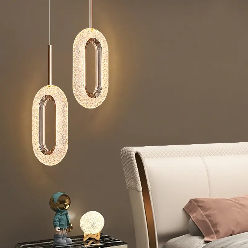 Nordic Modern Restaurant Pendant Lights Bedroom Bedside Long Line Pendant Lights Atmosphere Lights bar Counter Lighting Fixtures