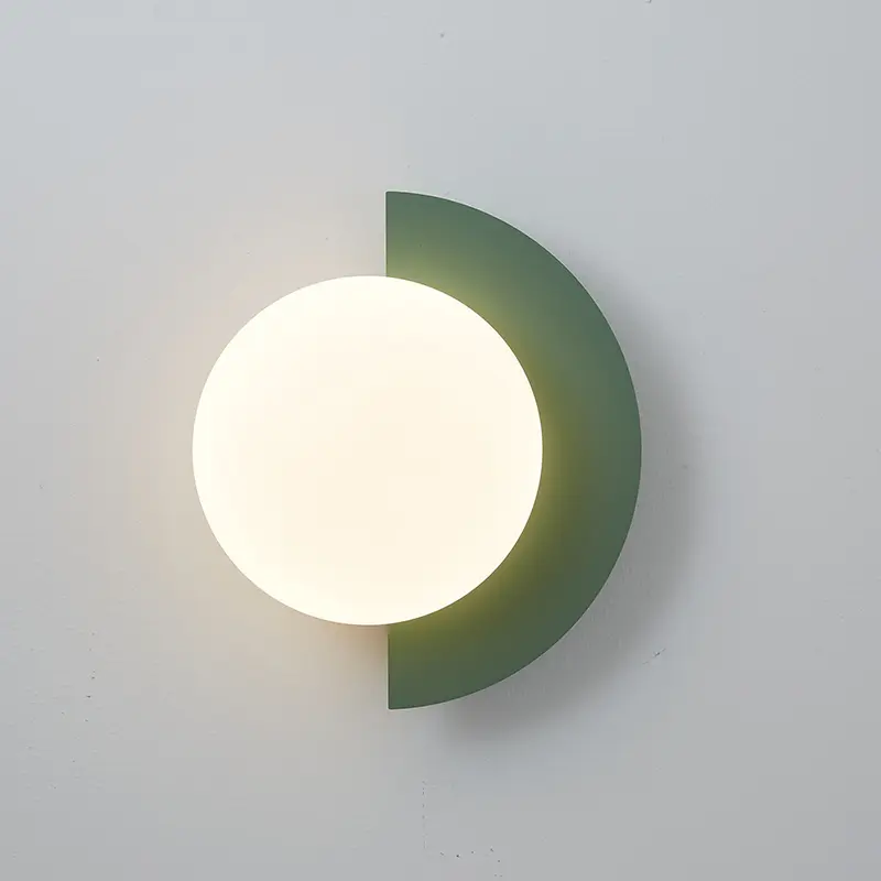 Modern Minimalist Rotoplastic Wall Lamp Bedroom Bedside Lamp Living Room Background Wall Lamp Corridor Balcony Stair Lamp