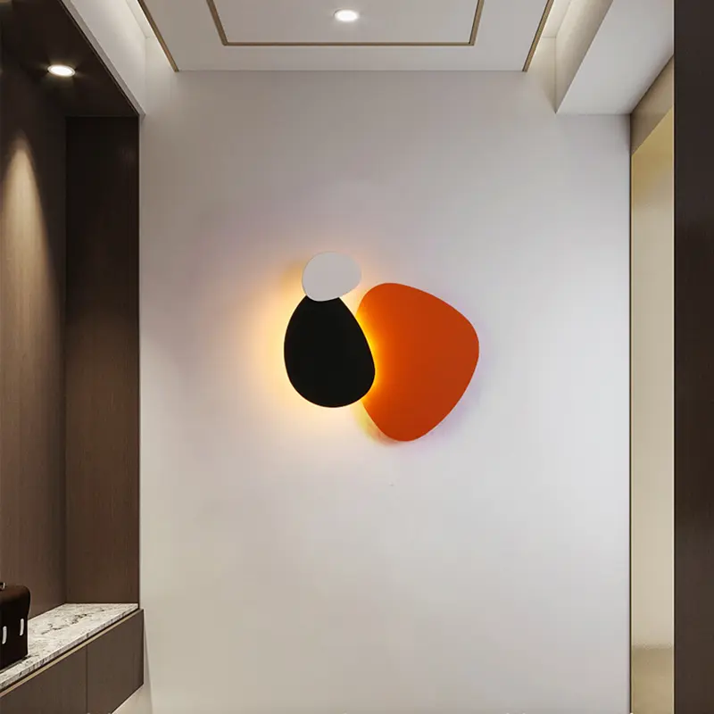 Modern Simple Background Wall Decoration Mural Light Ambiance Wall light Bedroom Dining Room Living Room bar Macron Wall light