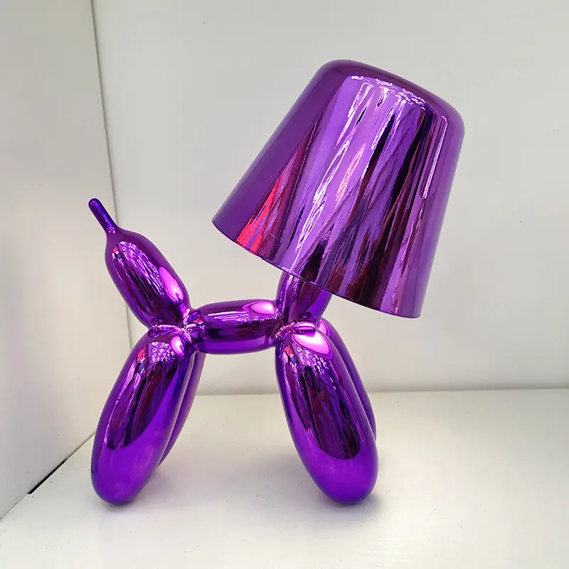 Charging Desk Lamp Little Dog Children's room Bedroom Bedside Lamp Ambient Dimming Small Book Lamp Decorative Cartoon Lamp