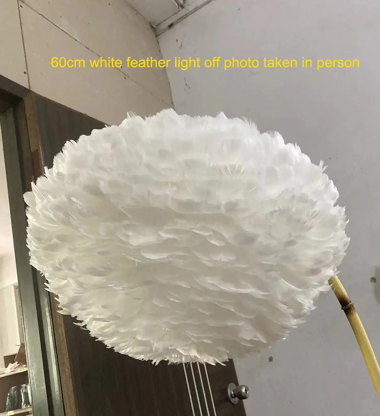 Modern Nordic Large Goose Feather Pendant Lamps for The Living room Bedroom And Dining room With a Fashionable Atmosphere