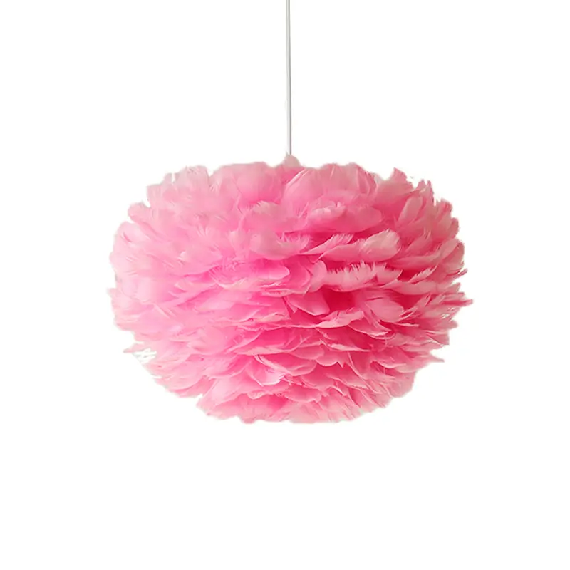 Modern Nordic Large Goose Feather Pendant Lamps for The Living room Bedroom And Dining room With a Fashionable Atmosphere