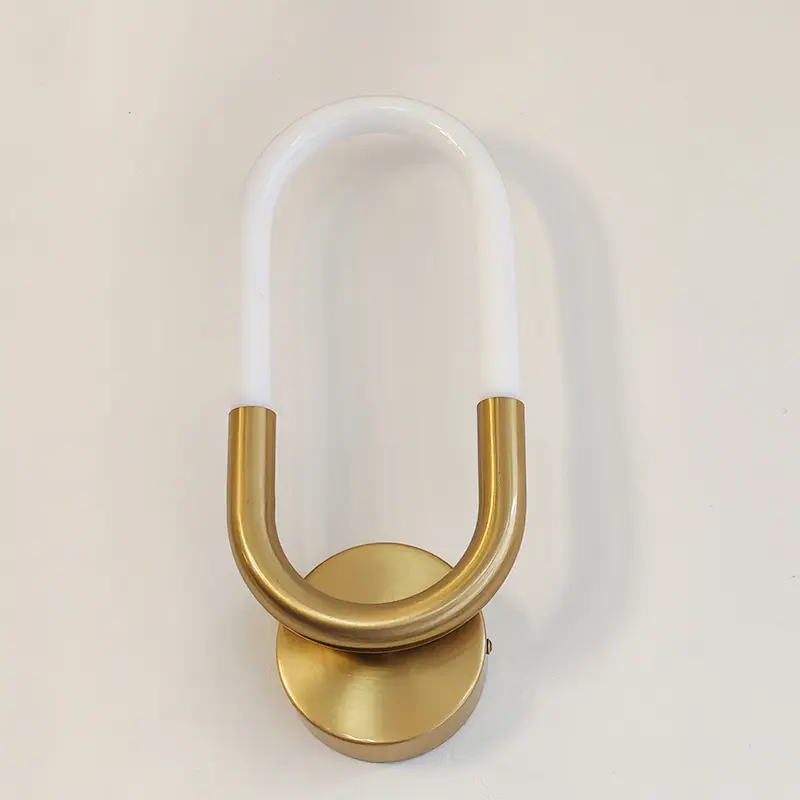 Nordic Retro Antique Bronze Bedside Wall Lamp Living Room Dining Room Wall Lamp Simple and Creative Corridor Bedroom Wall lamp