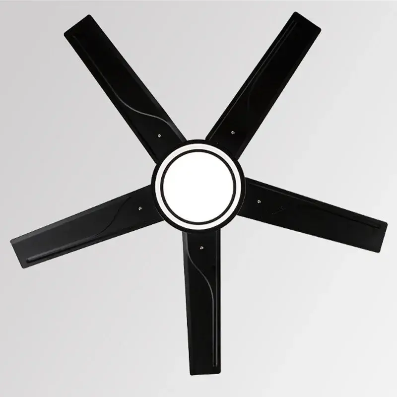 Large American Style Wind Turbine Fan, Living Room, Bedroom, Dining Room, with Remote Control Pendant Light, LED Fan Light