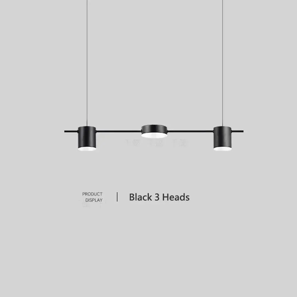 Modern LED Pendant Light Remote Dimming Indoor Lighting Art Ceiling Pendant Light Gold Long Strip Kitchen Restaurant Decoration