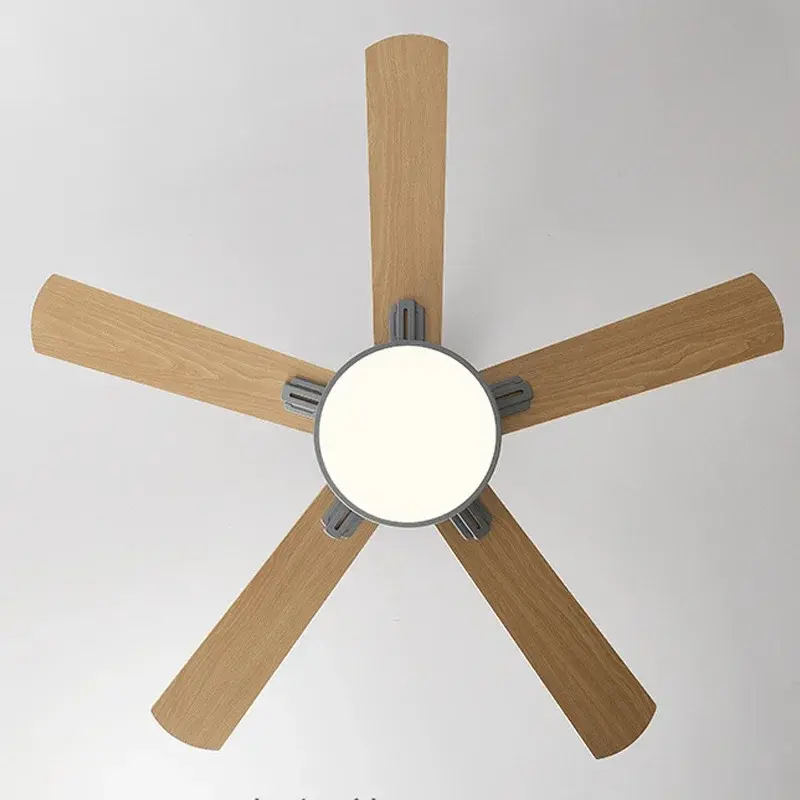52 Inch Ceiling Fan with Light, Remote Control, Living Room, Dining Room, Bedroom, High Air Volume, Reversible DC Motor Fan
