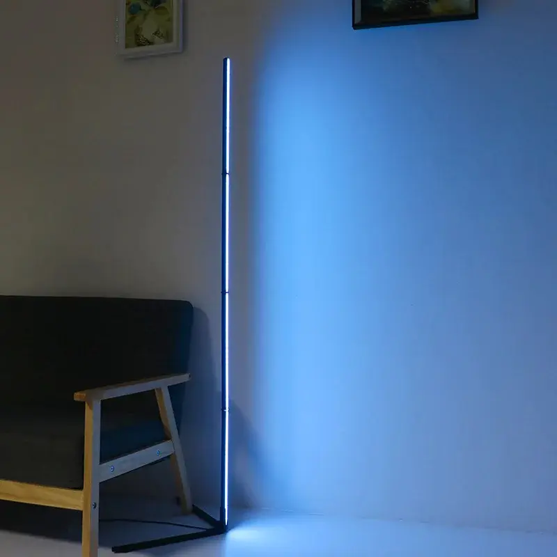 Tuya RGB LED Floor Light, Colorido, Controle Remoto, Aplicação Inteligente, Ambiente De Manto Moderno, 160cm