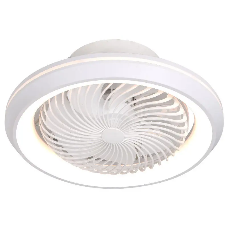 49cm Enclosed 360 Degree Moving Head Fan Light, Bedroom Integrated Fan Light, Living Room Bedroom Dining Room Ceiling Fan Light