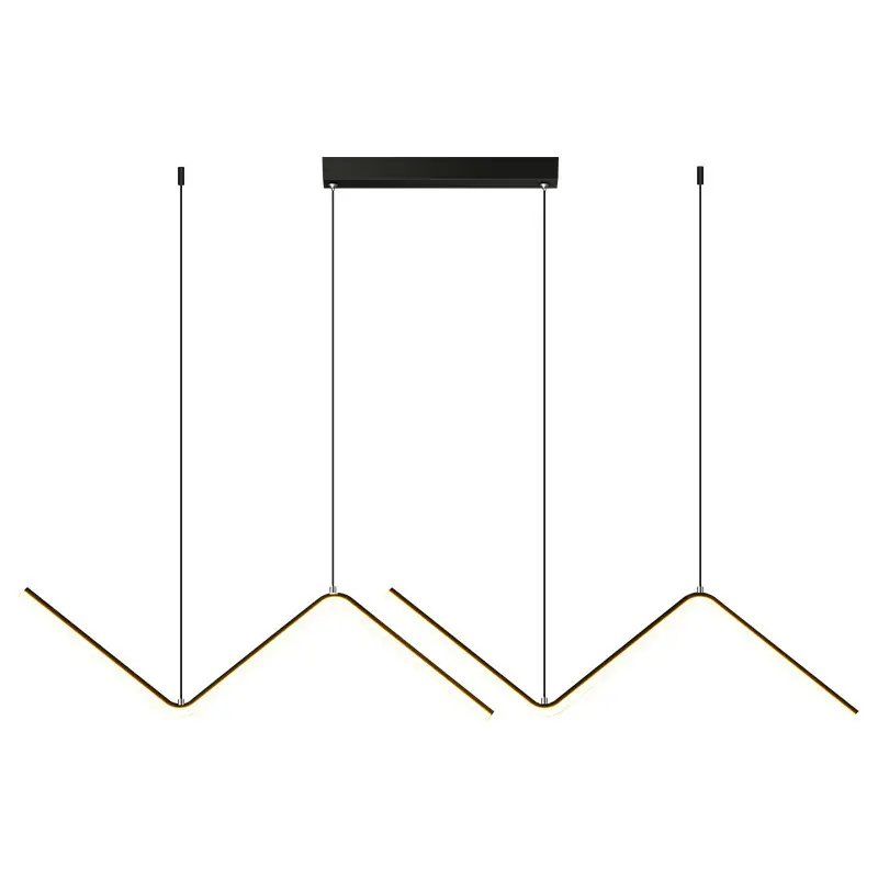 Aluminum Dining Pendant Lamp Modern Minimalist Restaurant Pendant Lamp Nordic Minimalist Line Creative Design Sense Pendant Lamp