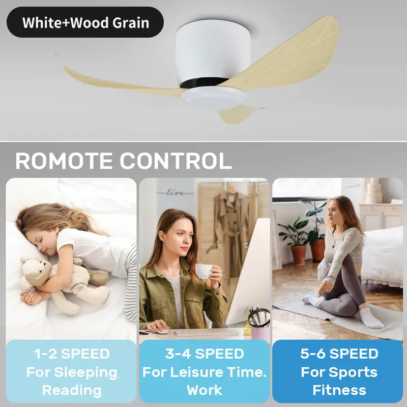 30 inch ceiling fan, no light, bedroom, study, ceiling fan with light, household silent electric fan, pendant light, 110V 220V
