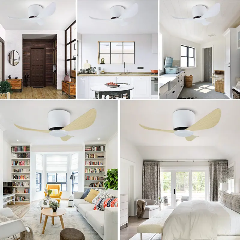 30 inch ceiling fan, no light, bedroom, study, ceiling fan with light, household silent electric fan, pendant light, 110V 220V