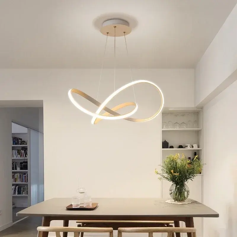 50/60cm Pendant Light, Living Room, Dining Hall, Bedroom, Hotel Pendant Light, Dining Table, Fashionable LED Lighting Fixtures