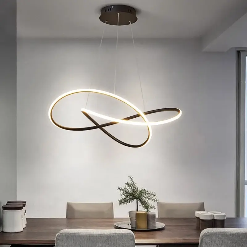 50/60cm Pendant Light, Living Room, Dining Hall, Bedroom, Hotel Pendant Light, Dining Table, Fashionable LED Lighting Fixtures