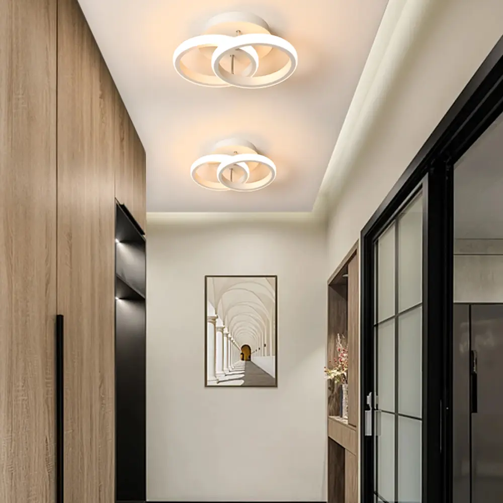 Modern Ceiling Corridor Aisle Lights Nordic Creative Bedroom Decoration LED Ceiling Lights Home Interior Round Lighting Lamps