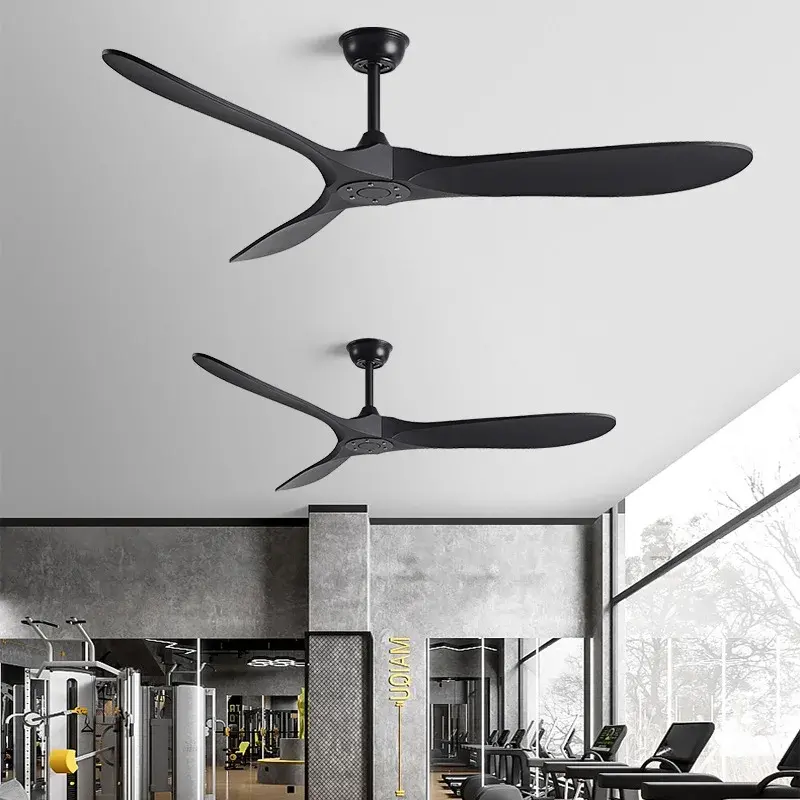 American Retro Ceiling Fan, Nordic Living Room, Dining Room, Industrial Variable Frequency Dimming Remote Control Electric Fan