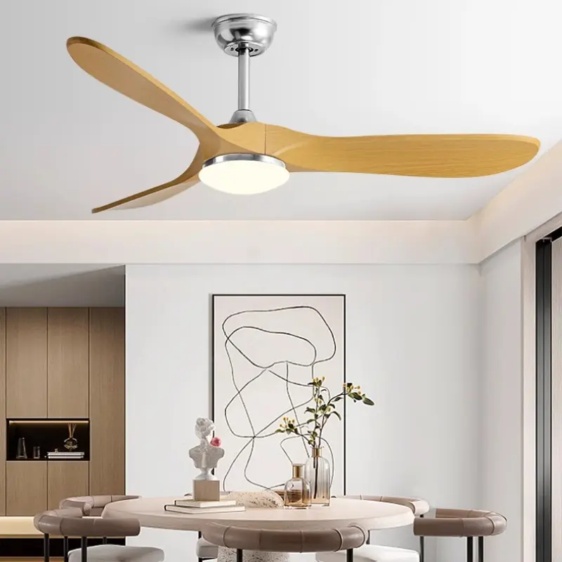 Fan Light Ceiling Fan Light Nordic Household Living Room Commercial Restaurant Variable Frequency Electric Fan Ceiling Light