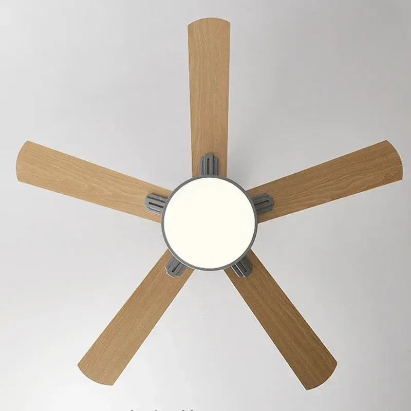 52 Inch Ceiling Fan with Light, Remote Control, Living Room, Dining Room Bedroom, Silent Indoor Lighting Fan with Remote Control