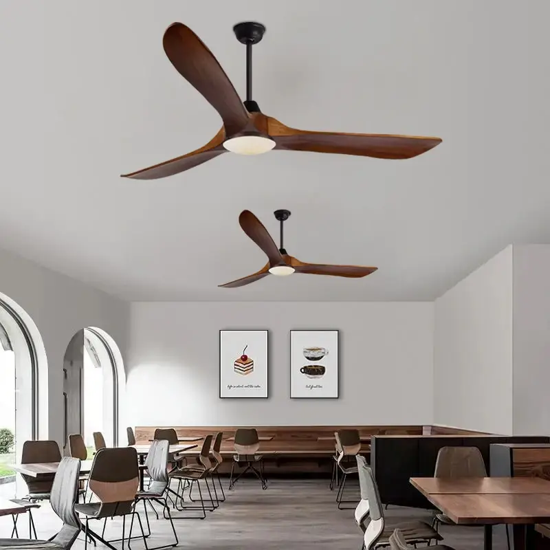 Low Floor Modern Ceiling Fan with Light 42 Inch DC Motor Reversible Blade Remote Control LED Fan Indoor Lighting Decoration