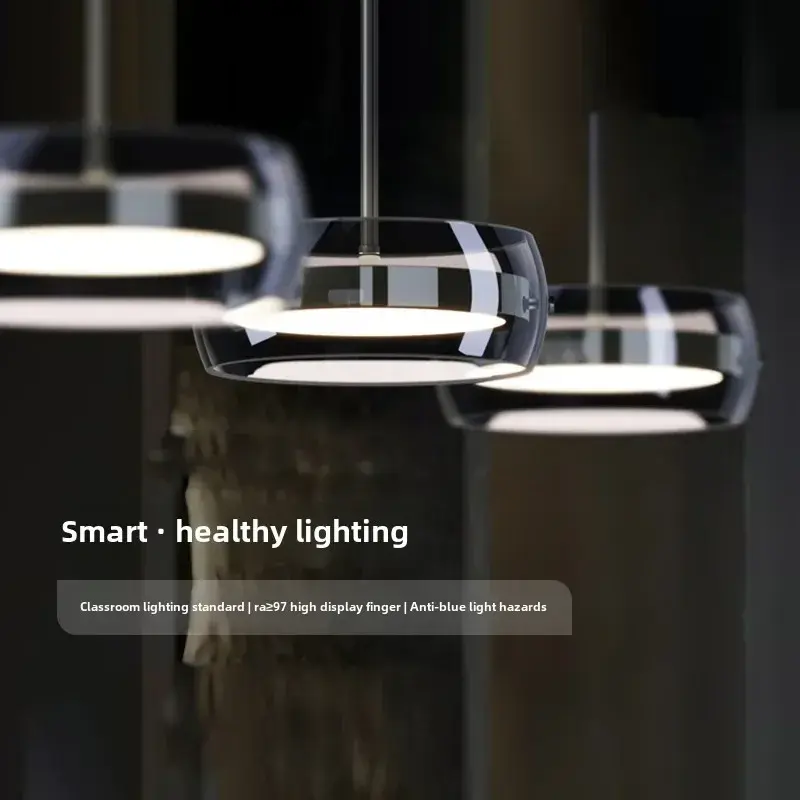 Italian Minimalist Dining Room, Dining Room, Chandelier, High-end Three Head Bar Desk Lamp, Island Table Lamp, Dining Table Lamp