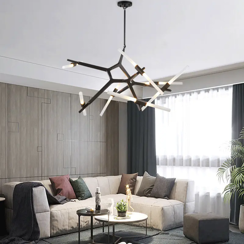 Modern Agnes Chandeliers Art Decor replica lamp designer Glass branch chandelier Living Room Hotel Bedroom farmhouse lighting